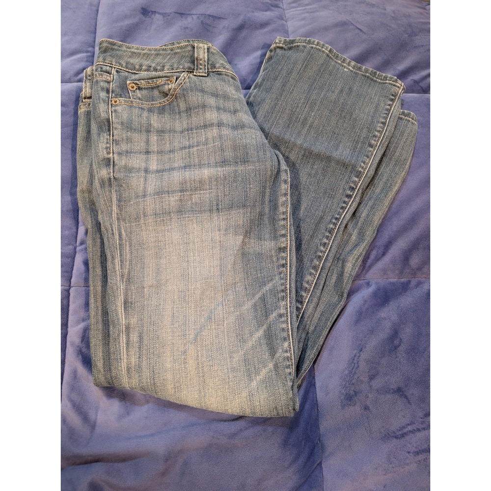 American Eagle Bootcut Jeans Regular Blue Medium Wash Low Rise - Size 4